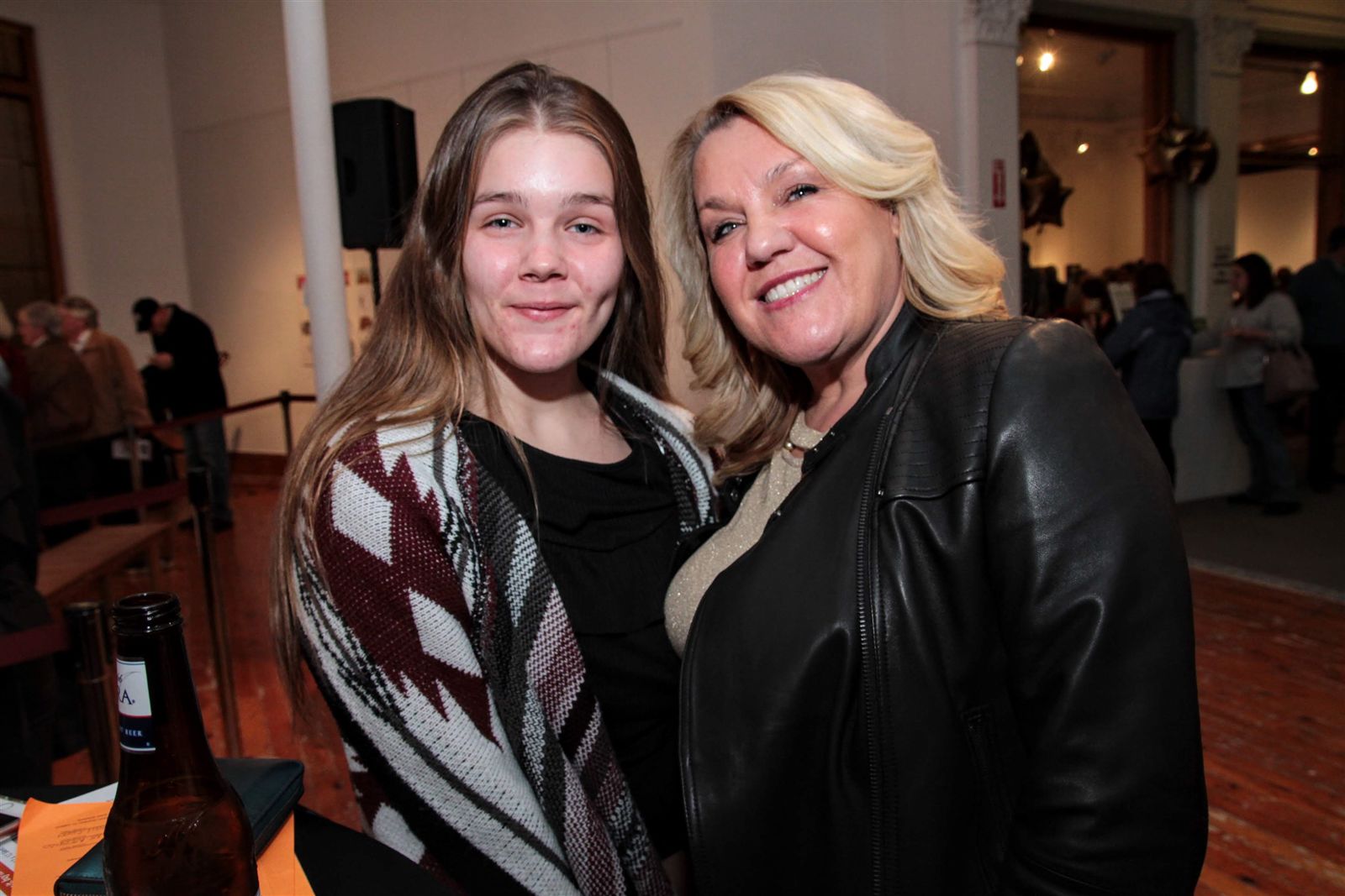 Smiles at Art Off the Wall in Carnegie Art Center